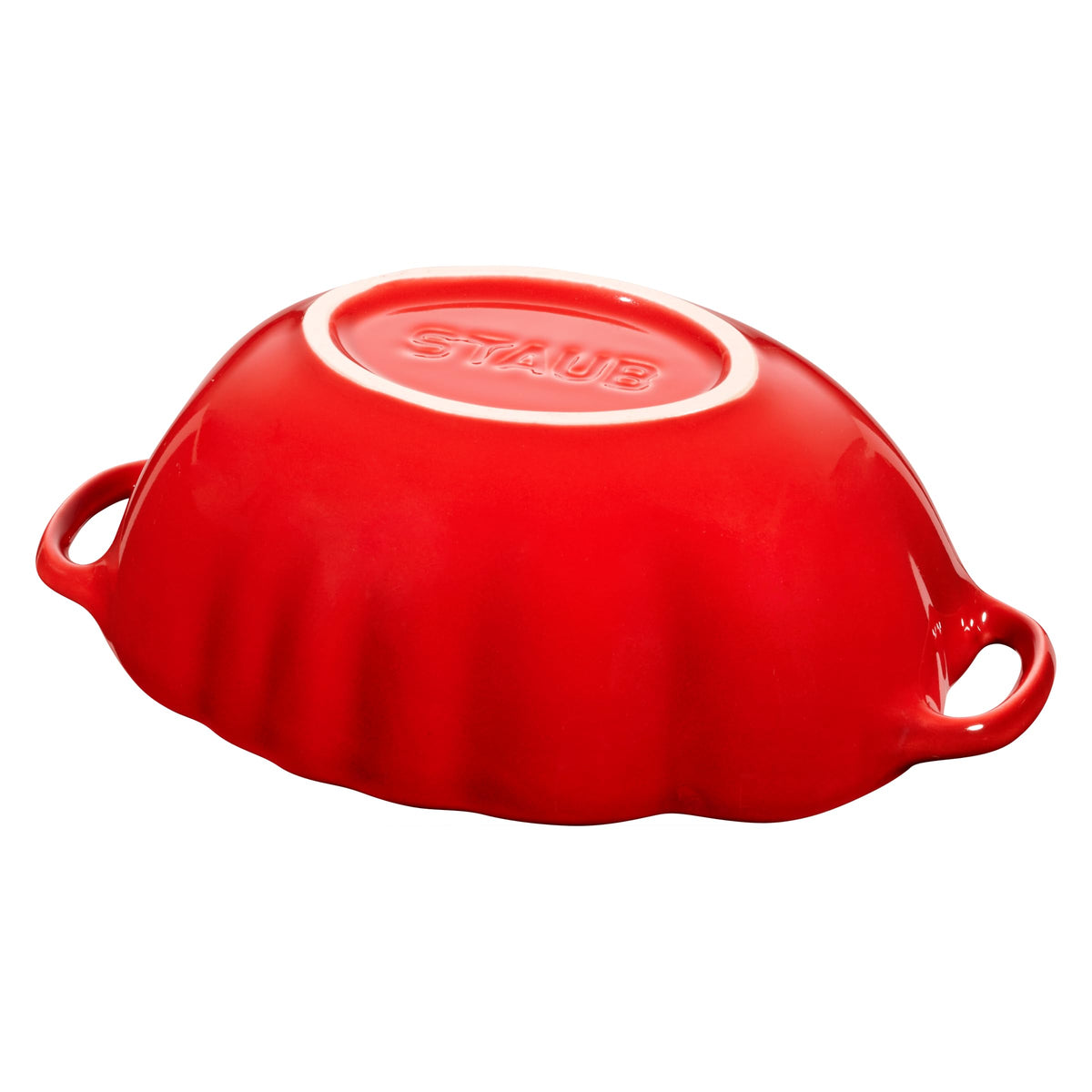 STAUB ceramics oven-safe up to 572F supports versatile baking and warming.