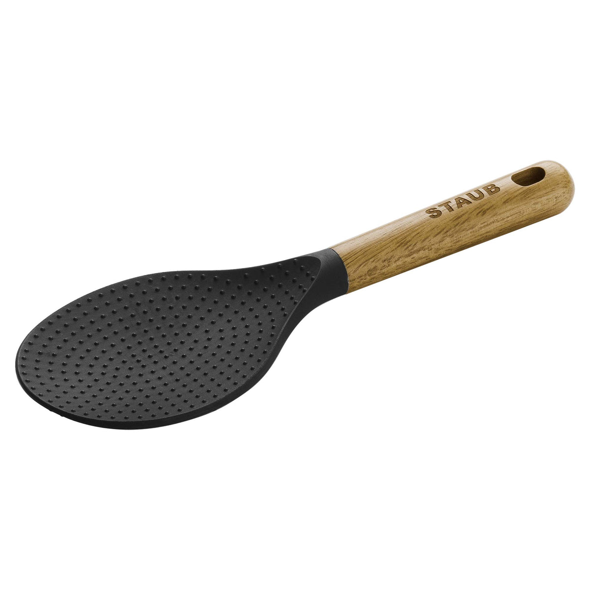 STAUB rice spoon with durable silicone for fluffy scooping and serving rice
