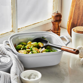 STAUB silicone serving spoon ideal for hearty stews and sides