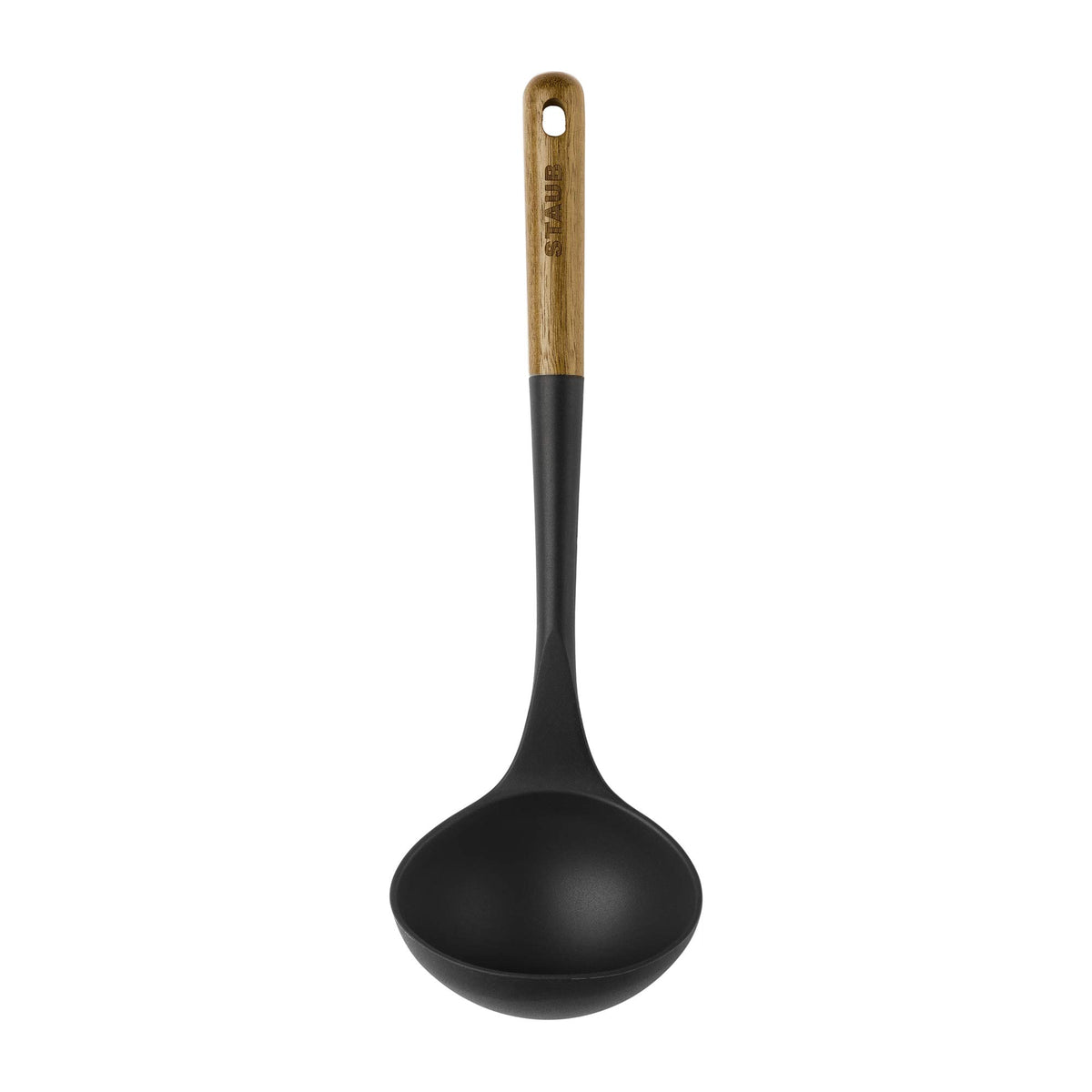 STAUB silicone ladle ideal for portioning batter and sauces