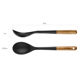 STAUB durable silicone serving spoon safe on nonstick cookware