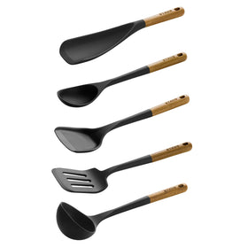 STAUB serving spoon ideal for presenting meals at the table.