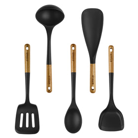 STAUB two-in-one spatula-spoon for browning, scraping, and serving with ease.