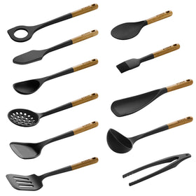 STAUB utensil with hanging loop for easy storage and display