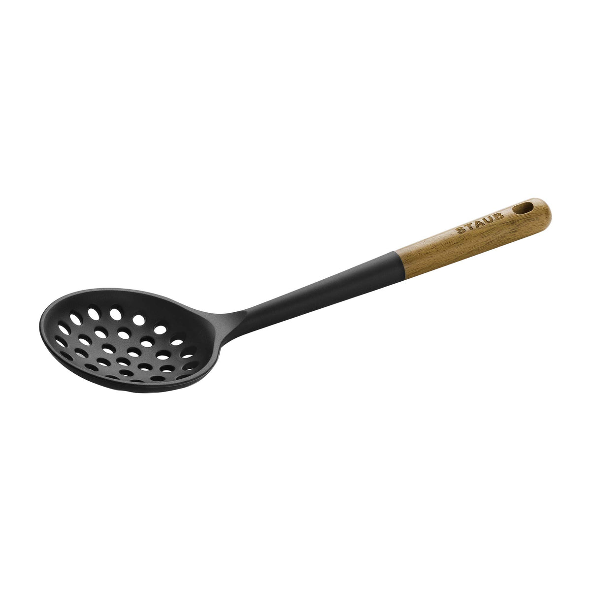 STAUB skimmer spoon highlighting ergonomic grip and design