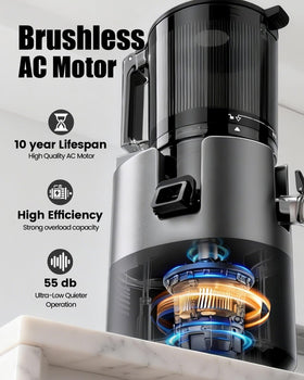 Staweiger juicer ac brushless motor delivers powerful performance with long-lasting reliability.