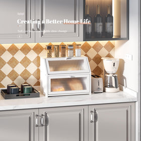 STDDRE bread box robust base and structure for everyday kitchen use.