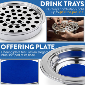 Bread plate lid from Steadfast Selections protecting bread during ceremony