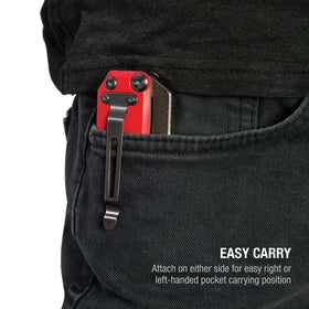 Steelman bottle opener built-in for convenient on-site use.