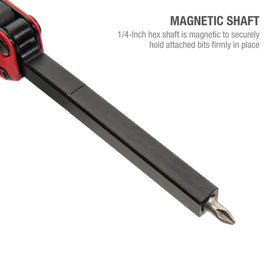 Steelman includes 3/16 and 1/4 slotted bits for quick fittings.