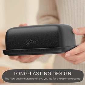 Steinzeit butter dish dishwasher-safe feature for easy cleanup after meals