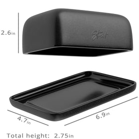 Steinzeit butter dish elegant design complements any counter or table setting