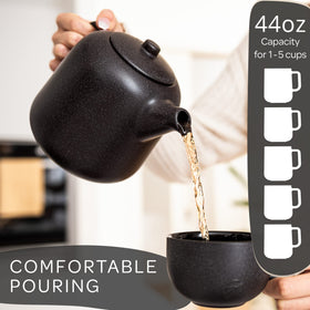 Steinzeit teapot with removable infuser for loose tea