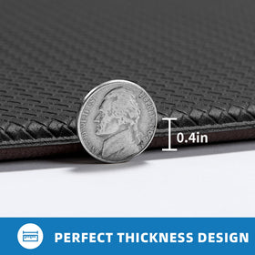 StepAura waterproof surface reveals easy wipe-clean maintenance after spills.