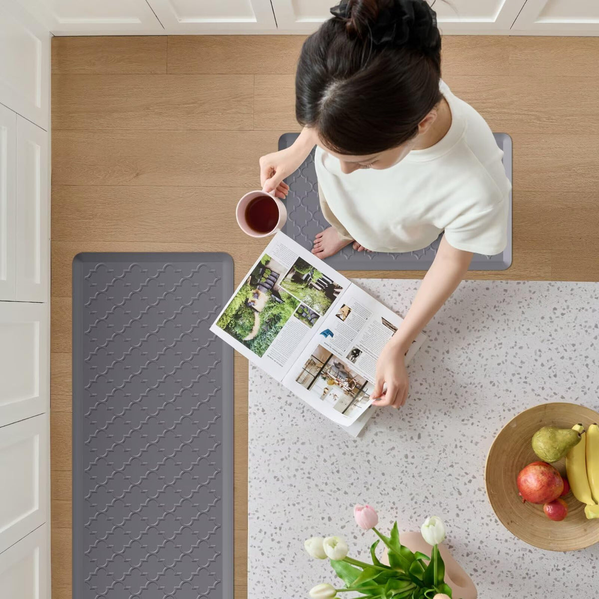 StepAura packaged two-piece set ready to place in your kitchen
