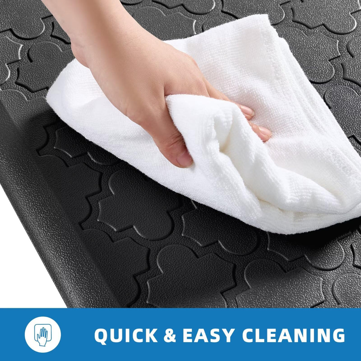 StepAura memory foam core cushions feet for kitchen tasks