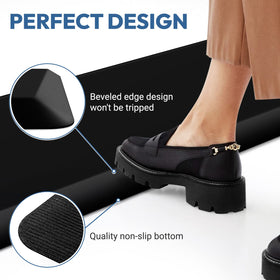 StepLively waterproof, stain-resistant surface cleans easily after spills.