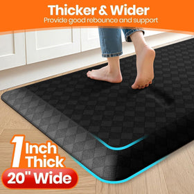 StepRite anti-fatigue kitchen rug provides comfort during long tasks
