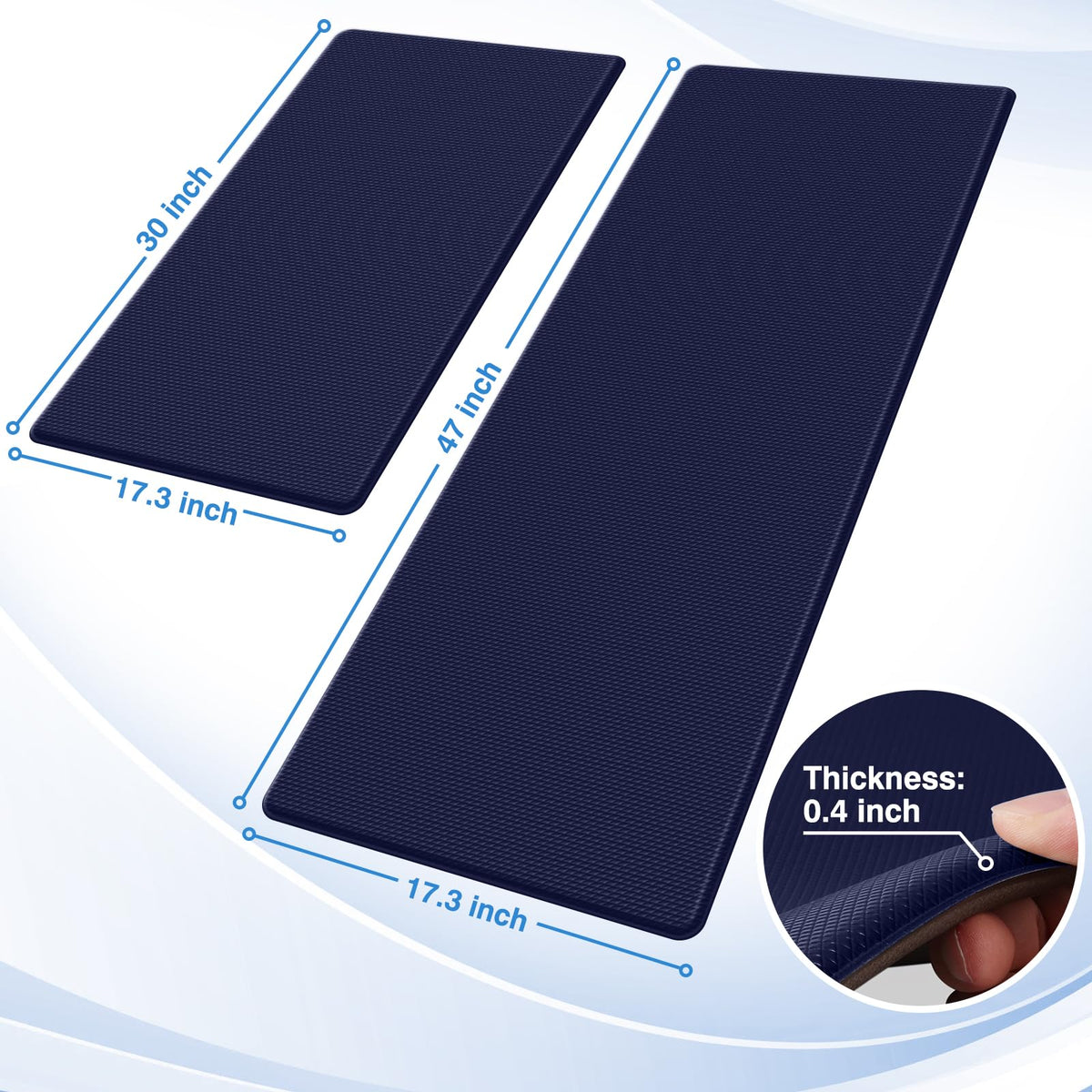 StepRite 2pcs set layout shows spacious workspace for kitchen prep.