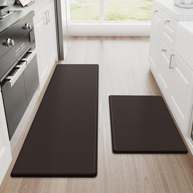 StepRite kitchen mats anti-fatigue foam for comfortable standing during cooking.