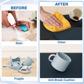 StepRite Kitchen Mats use durable material to hold shape over time.