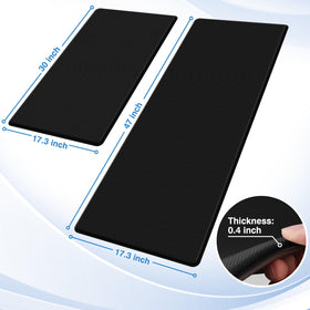 StepRite mat with non-slip backing for secure placement on kitchen floors