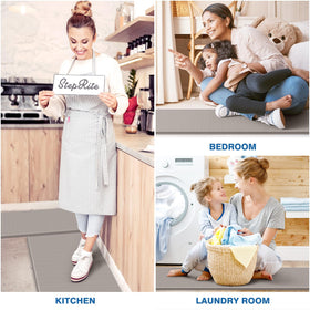 StepRite two-piece set offers a spacious standing area.