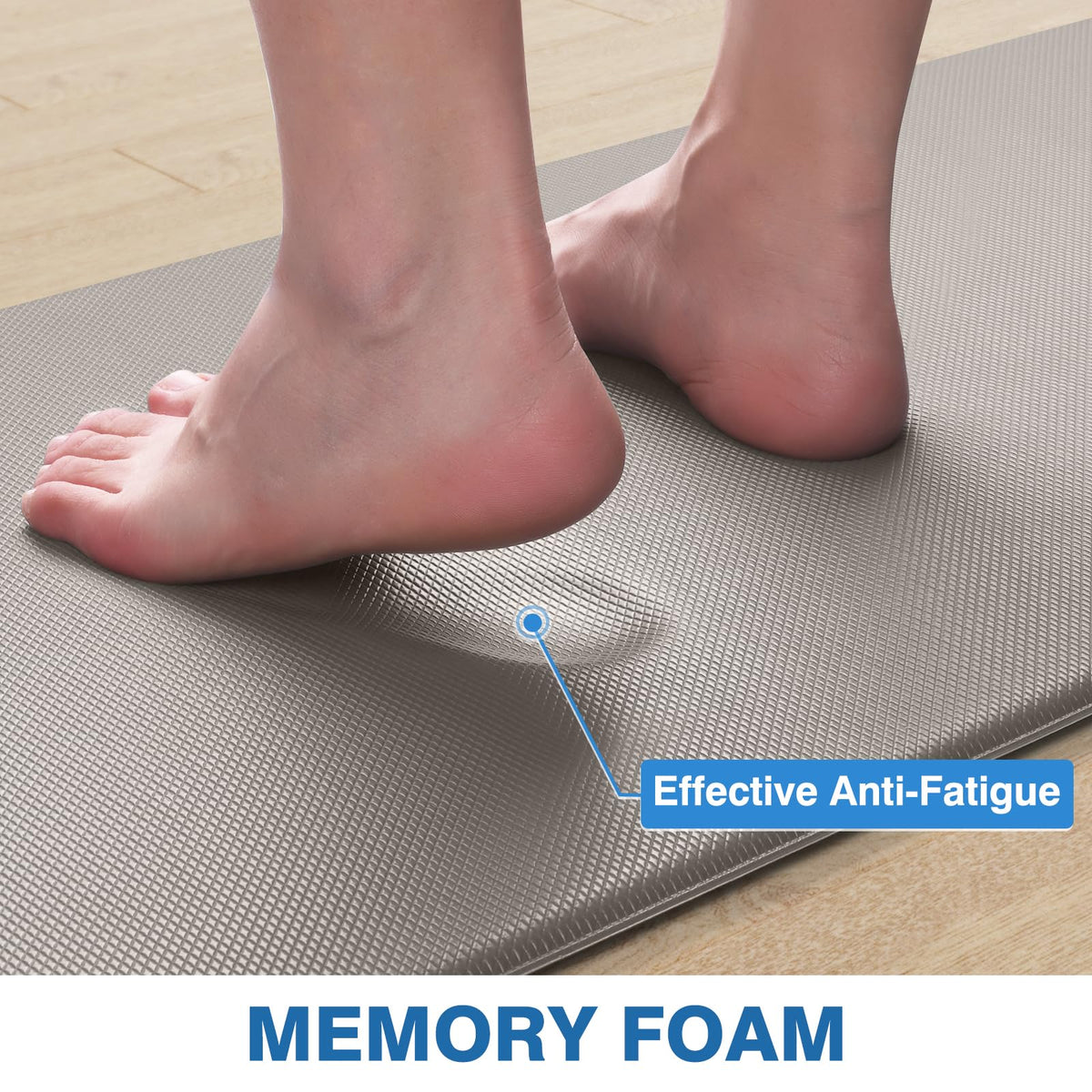 StepRite mats for versatile use in kitchen, laundry, and office.