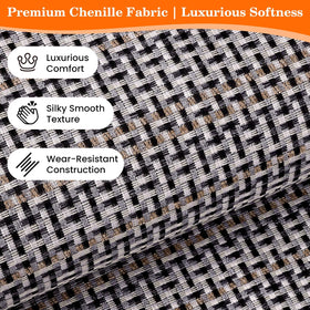 StepRite chenille texture offers plush comfort during long cooking sessions