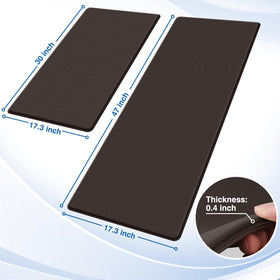 StepRite kitchen rugs non-slip backing for secure placement on various floors.