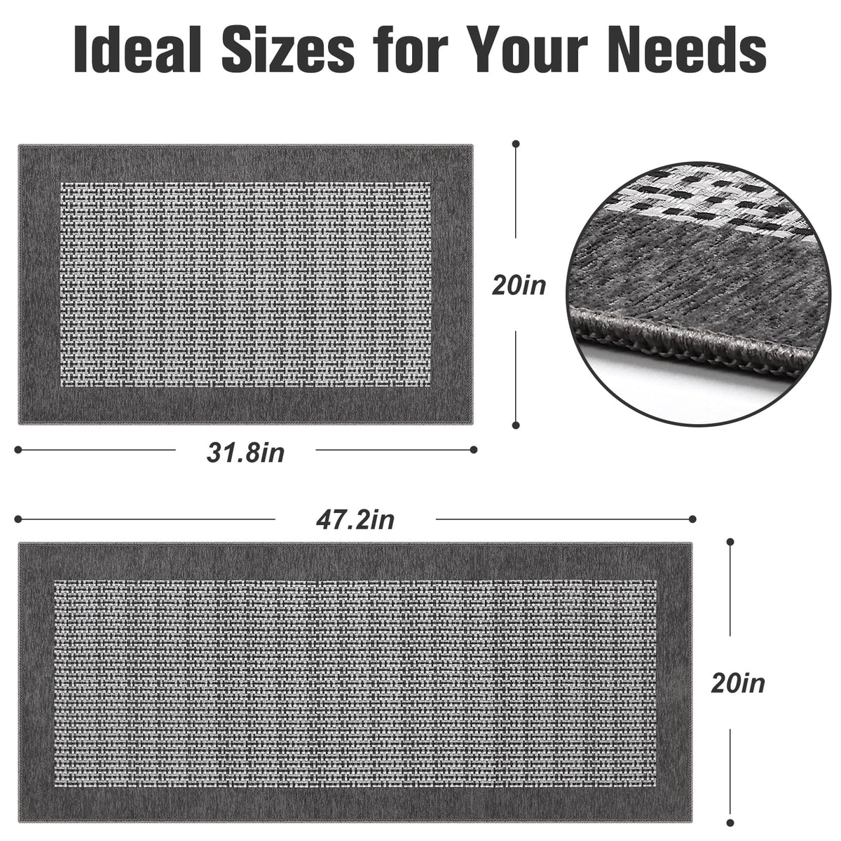 StepRite sink mat 20x31.8 inches offering absorbent comfort near the sink.