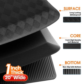 StepRite sleek black design blends with modern kitchen decor