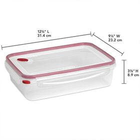 Color-coded lid and base simplify organization in the kitchen.