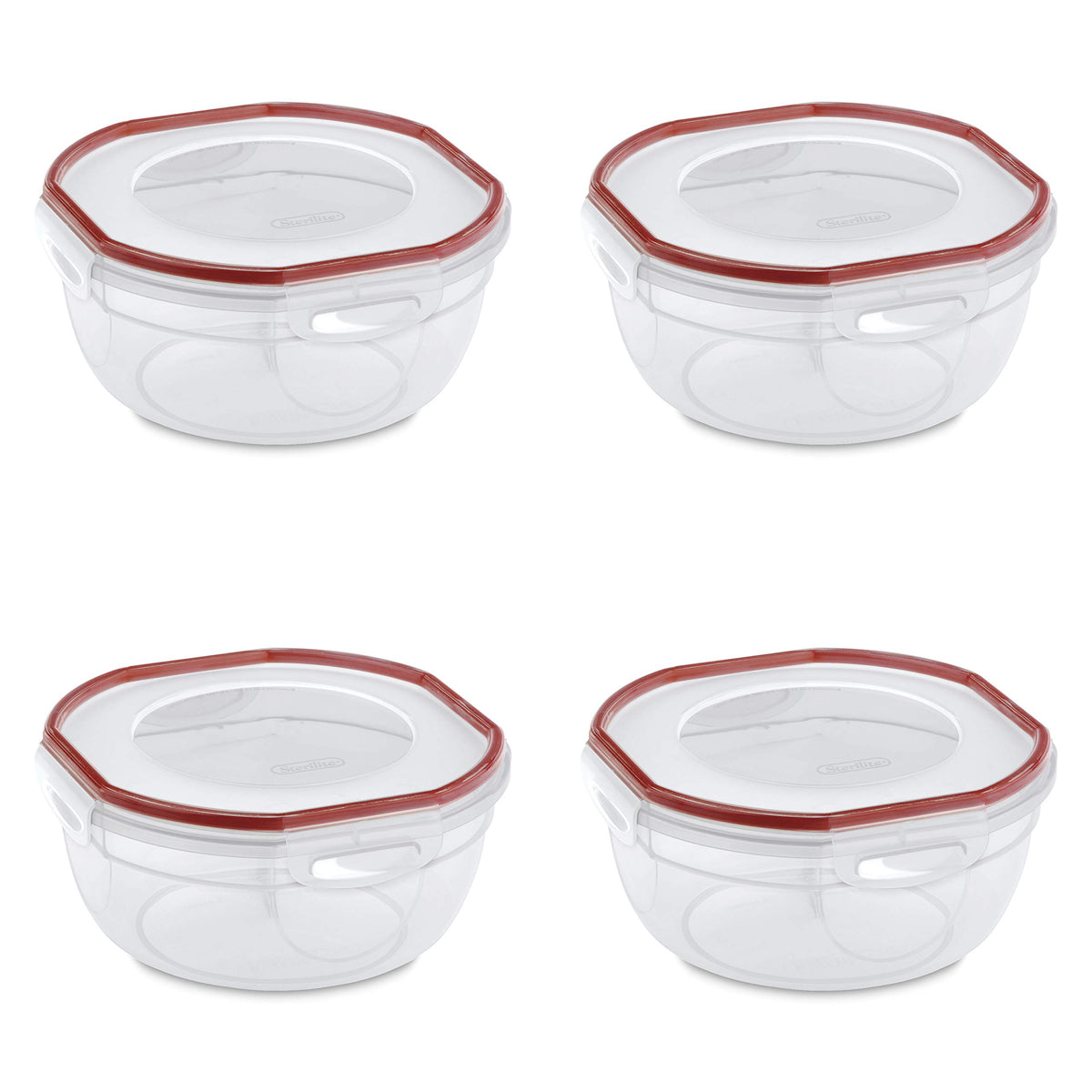 Sterilite Ultra-Seal 2.5 Qt bowl with lid for airtight storage.