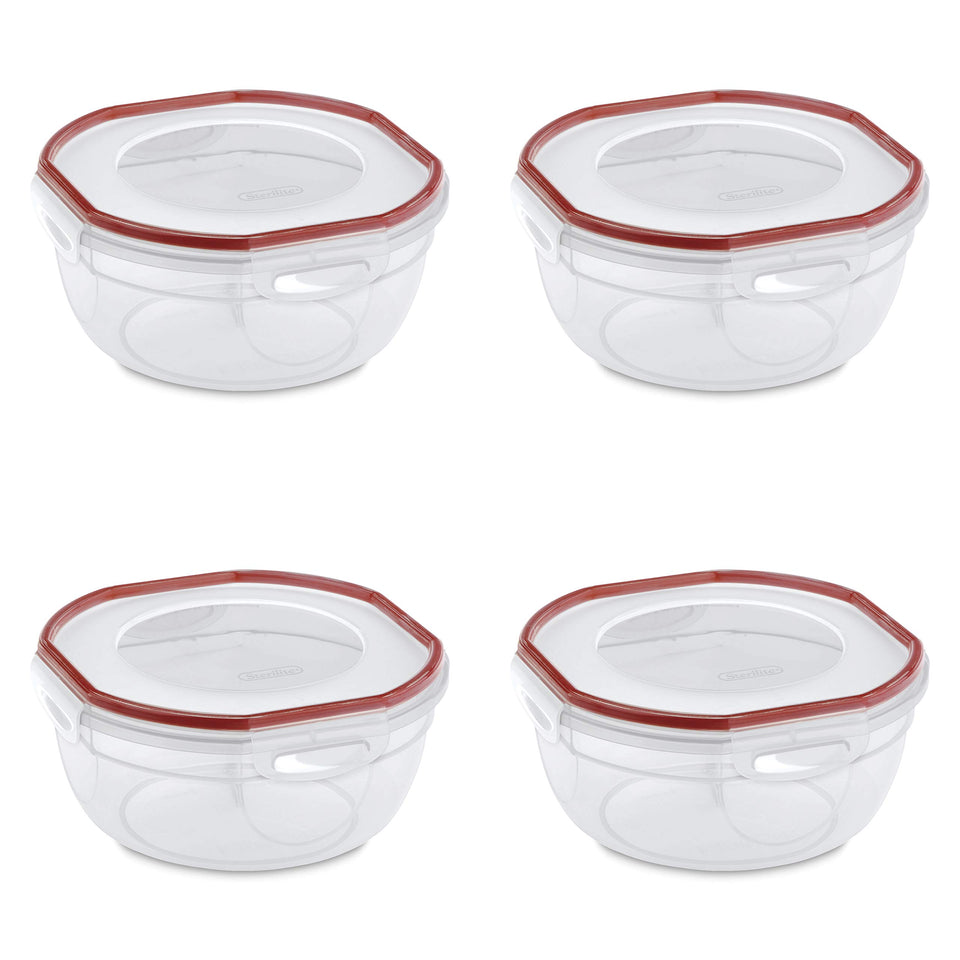 Sterilite Ultra-Seal 2.5 Qt bowl with lid for airtight storage.