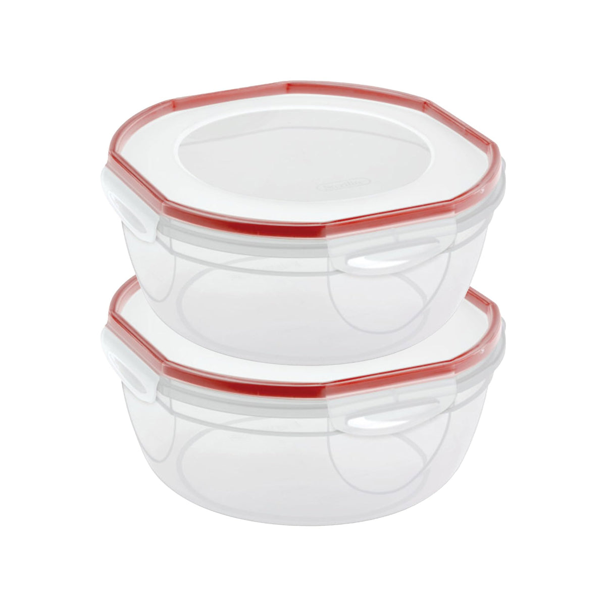 Sterilite Ultra-Seal 8.1 Qt bowl full showing spacious interior for leftovers