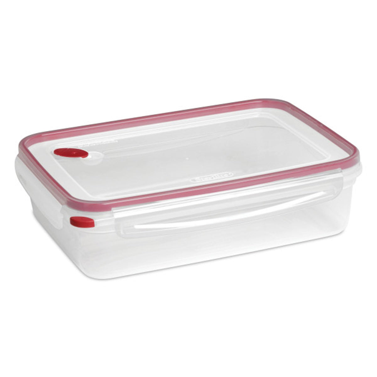 Sterilite lid with gasket provides a tight seal for freshness.