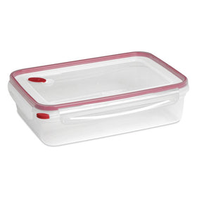 Sterilite lid with gasket provides a tight seal for freshness.
