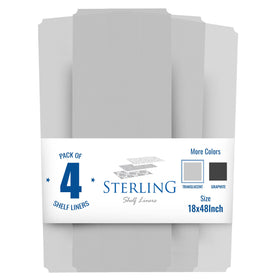 Sterling Shelf Liners close-up shows durable polypropylene for heavy-duty use