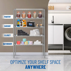 Sterling Shelf Liners easy-clean surface ready for damp wipe