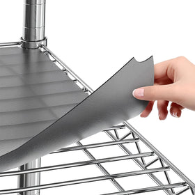 Sterling Shelf Liners graphite packaging showcases premium quality for 14x30 wire shelves.