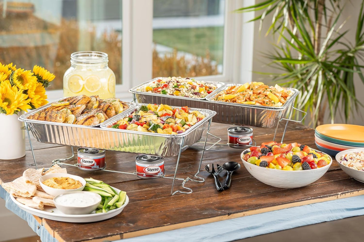 Home and catering professionals rely on Sterno for dependable heat at events.