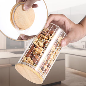Steviieden coffee-bar canister declutters countertops with stylish storage.
