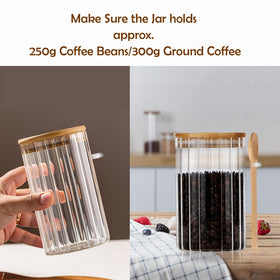 Steviieden jar displayed on kitchen counter as a stylish storage accent.