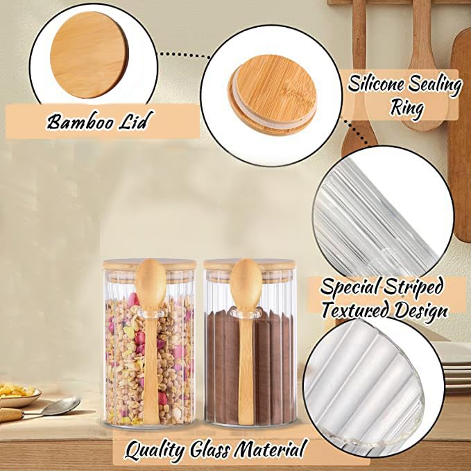 Steviieden versatile pantry canister fits sugar, flour, pasta and more.