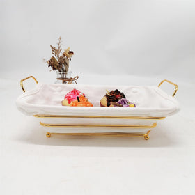 Sthrucrack cotton linen liner basket protects contents and adds rural farmhouse charm.