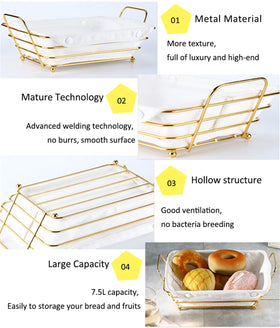 Sthrucrack heavy-gauge carbon steel basket is sturdy and easy to carry.