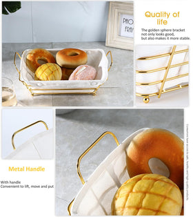 Sthrucrack kitchen countertop centerpiece basket for decor, storage, and quick access.