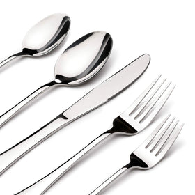 STILLOYE 40-piece silverware set dinner knives for daily meals with a sleek, durable finish.