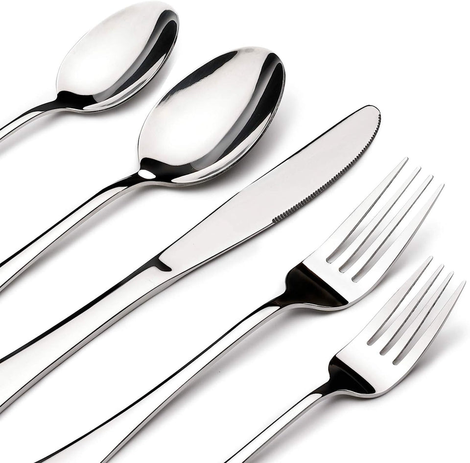 Stilloye 45-piece dinner knives, durable stainless steel for daily meals.